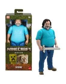 Μεγάλη Φιγούρα Minecraft Movies Steve 30cm -  JGG67 Mattel Φιγούρες Δράσης