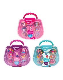 Βαλιτσάκι Με Σετ Κοσμημάτων Σε 3 Σχέδια - 1027-64237 As Company Ομορφιάς