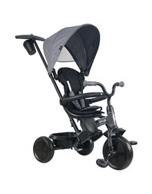 Τρίκυκλο Ποδήλατο QPlay Elite Platinum 6in1 Γκρι - 01-1212074-02 QPlay Τρίκυκλα Ποδήλατα