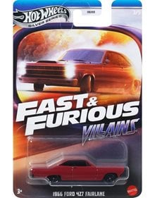 Αυτοκινητάκι Hot Wheels Silver Series Fast & Furious Villains 1966 Ford 427 Fairlane - JBY36 Mattel Οχήματα