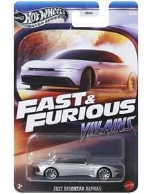 Αυτοκινητάκι Hot Wheels Silver Series Fast & Furious Villains 2022 Delorean Alpha5 - JBY38 Mattel Οχήματα