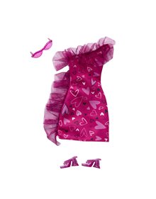 Barbie Βραδινό Σύνολο Φόρεμα Με Καρδούλες - HRH36 Mattel Barbie