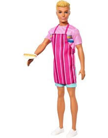 Barbie Ken Και Αξεσουάρ Μαγειρικής - JFV65 Mattel Κούκλες