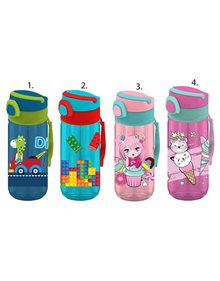 Παιδικό Παγούρι Με Καλαμάκι Must Team 500ml Σε 4 Σχέδια - 000586441 Must Παγούρια