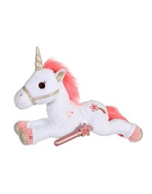 Λούτρινος Μονόκερος Licabella Ροζ Με Ήχο & Φως 35cm - GIP56072 Gipsy Toys Λούτρινα