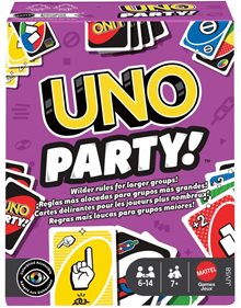 Επιτραπέζιο Παιχνίδι Καρτών Uno Party - JJV58 Mattel Επιτραπέζια Παιχνίδια για Παιδιά