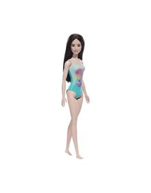 Barbie Beach Μελαχρινή Με Γαλάζιο Μαγιό Με Φλαμίνγκο - HXX51 Mattel έως 10 €