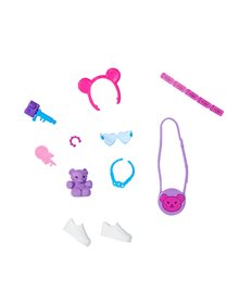 Κούκλα Barbie Fashion - Aξεσουάρ Μόδας Μωβ Τσάντα - HYV08 Mattel Κούκλες