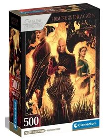 Παζλ 500pcs H.Q. House Of The Dragons - 1220-35548 Clementoni Puzzle Ενηλίκων