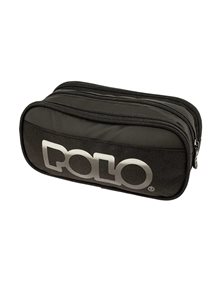 Polo Τριπλή Κασετίνα Cryptic Μαύρη - 9370012001 Polo Σχολικές Κασετίνες