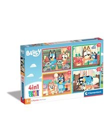 Παζλ 4x12/16/20/24pcs Super Color Bluey - 1200-21530 As Company Παιδικά Puzzle