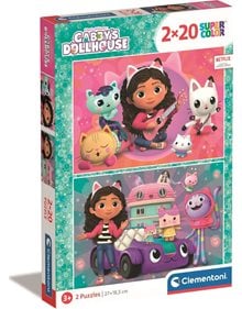 Παζλ 2x60pcs Super Color Gabby's Dollhouse - 1200-24802 As Company Παιδικά Puzzle