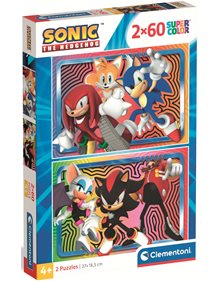 Παζλ 2x60pcs Super Color Sonic - 1200-24821 As Company Παιδικά Puzzle