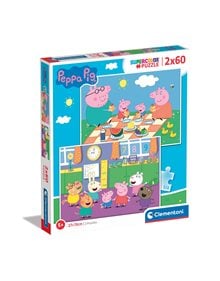 Παζλ 2x60pcs Super Color Gabby's Peppa Pig - 1200-24793 Clementoni Παιδικά Puzzle