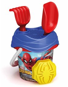 Παιδικό Κουβαδάκι Παραλίας Spider-Man Με Σχήματα | Adriatic - 20344 Adriatic Κουβαδάκια Θαλάσσης - Οχήματα Παραλίας