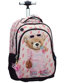 Παιδικό Σακίδιο Trolley Δημοτικού Bear BMU 2025 - 357-24074 Back Me Up Τσάντες Τρόλεϊ