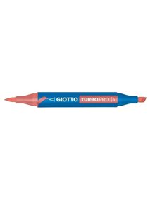 Μαρκαδόρος Giotto Turbo Pro Salmon Με Διπλή Μύτη - F428044 Fila Hellas Μαρκαδόροι