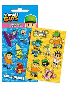 Παιδικά Αυτοκόλητα Laser Stumble Guys - 777-30010 GIM Αυτοκόλλητα | Ετικέτες