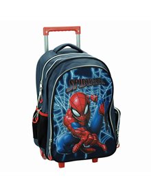 Σακίδιο Trolley Δημοτικού Spiderman Frame 2025 - 337-10074 GIM Τσάντες Τρόλεϊ