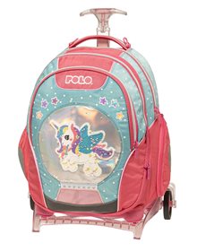 Polo Σακίδιο Trolley Reel Snowball Unicorn - 9010548349 Polo Τσάντες Τρόλεϊ