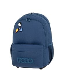 Polo Σακίδιο Πλάτης Pins Μπλε - 9010595200 Polo Τσάντες Γυμνασίου | Λυκείου