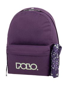 Polo Σακίδιο Πλάτης Original Scarf Τιρκουάζ/Μωβ - 9011354759 Polo Τσάντες Γυμνασίου | Λυκείου