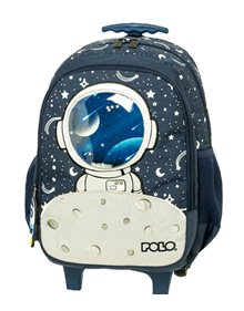 Polo Σακίδιο Trolley Νηπίου Junior Bibi Space - 9070768350 Polo Τσάντες Τρόλεϊ