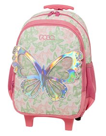 Polo Σακίδιο Trolley Νηπίου Junior Bibi Butterfly - 9070768352 Polo Τσάντες Τρόλεϊ