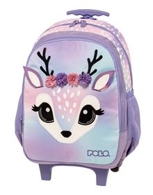 Polo Σακίδιο Trolley Νηπίου Junior Bibi Deer - 9070768353 Polo Τσάντες Τρόλεϊ