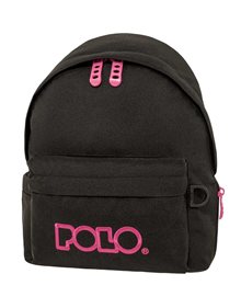 Polo Σακίδιο Πλάτης Mini Original Μαύρο/Φούξια - 9010672044 Polo Τσάντες Νηπίου