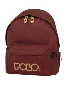 Polo Σακίδιο Πλάτης Mini Original Κεραμιδί/Χρυσό - 9010673576 Polo Τσάντες Νηπίου