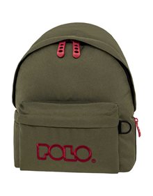 Polo Σακίδιο Πλάτης Mini Original Χακί/Μπορντώ - 9010676533 Polo Τσάντες Νηπίου