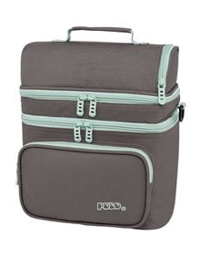 Polo Τσαντάκι Φαγητού Double Cooler Σταχτί/Τιρκουάζ - 9070962759 Polo Τσάντες και Δοχεία Φαγητού