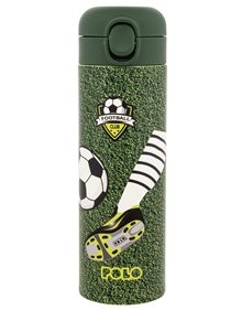 Polo Θερμός Ανοξείδωτος Με Καλαμάκι Junior Football Club 0.50lt - 9490058346 Polo Παγούρια