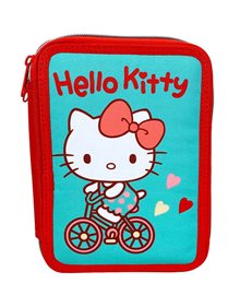 Κασετίνα Διπλή Γεμάτη Hello Kitty Sweetheart - 335-74100 GIM Σχολικές Κασετίνες