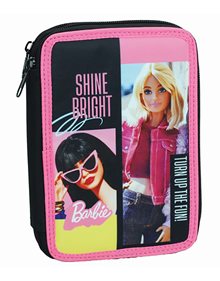 Κασετίνα Διπλή Γεμάτη Barbie Core - 349-92100 GIM Σχολικές Κασετίνες