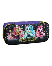 Κασετίνα Οβάλ Monster High Boo | Gim - 350-01144 GIM Σχολικές Κασετίνες
