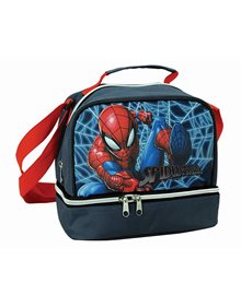Τσαντάκι Φαγητού Οβάλ Spiderman Frame | Gim - 337-10220 GIM Τσάντες και Δοχεία Φαγητού