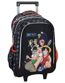 Σακίδιο Trolley Δημοτικού One Piece Red | Gim - 377-01074 GIM Τσάντες Τρόλεϊ