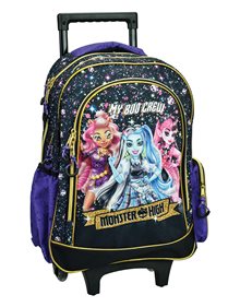 Σακίδιο Trolley Δημοτικού Monster High Boo | Gim - 350-01074 GIM Τσάντες Τρόλεϊ