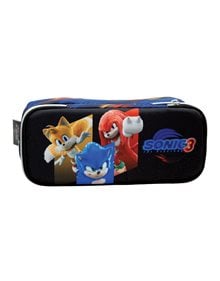 Σχολική Κασετίνα Βαρελάκι Οβάλ Sonic 3 The Hedgehog - 334-86144 GIM Σχολικές Κασετίνες