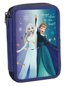 Σχολική Κασετίνα Διπλή Γεμάτη Frozen Idyllic | Gim - 341-72100 GIM Σχολικές Κασετίνες