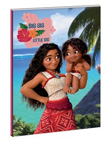 Τετράδιο Vaiana Wave Ριγέ 17x25cm | Gim - 331-57400 GIM Τετράδια