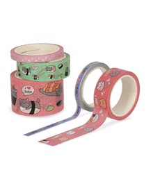 Legami Σετ 5 Χάρτινες Αυτοκόλλητες Ταινίες Kitty - TAP0009 Legami Milano Αυτοκόλλητα | Ετικέτες
