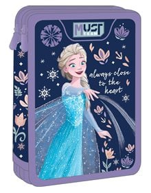 Κασετίνα Διπλή Γεμάτη Disney Frozen Always Close To Heart - 000565014 Must Σχολικές Κασετίνες