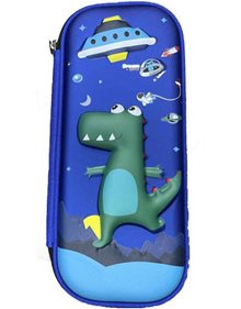 Κασετίνα 3D Διπλή Τετράγωνη Δεινόσαυρος - 242540 Graffiti Σχολικές Κασετίνες