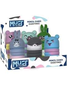 Κασετίνα Βαρελάκι Σιλικόνης Πτυσσόμενη Σε 6 Σχέδια - 000586165 Must Σχολικές Κασετίνες