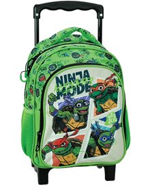 Σακίδιο Trolley Νηπίου Ninja Turtles Bros | Gim - 334-28072 GIM Τσάντες Τρόλεϊ