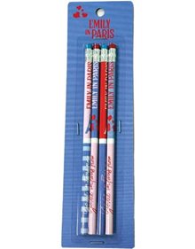 Σετ Μολύβια Των 4 Τεμαχίων Emily In Paris - 351-02004 GIM Μολύβια
