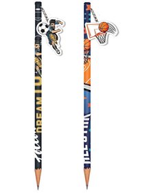 Μολύβι Με Γόμα Must Team Για Αγόρια Σε 2 Σχέδια - 1Τμχ - 000586493 Must Μολύβια